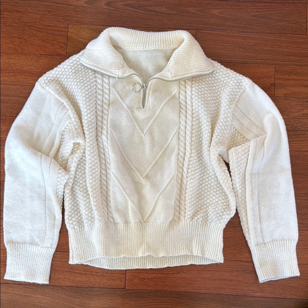 SHEIN Women's Cream Sweater